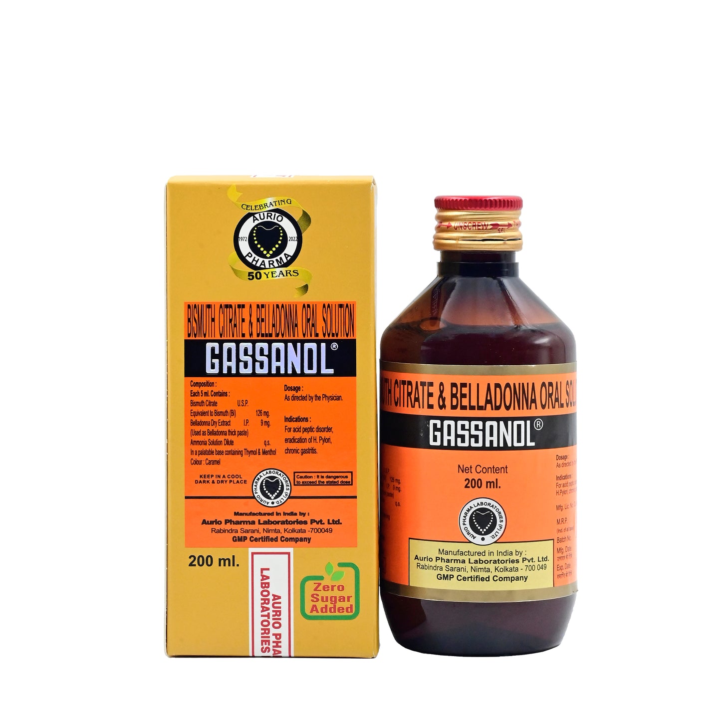 GASSANOL 200ml (Pack of Two)