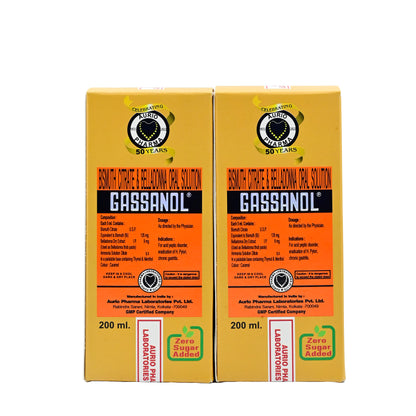 GASSANOL 200ml (Pack of Two)